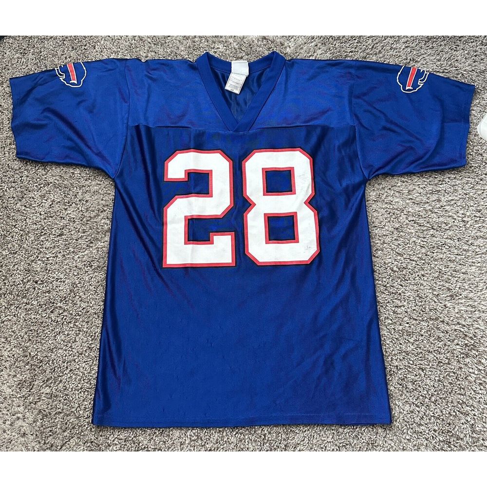 Buffalo Bills Jersey CLIFFORD SPILLER Medium NFL Team Y2K Polyester